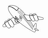 Airplane Fast Coloring Coloringcrew sketch template