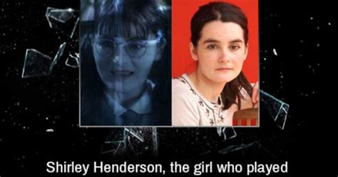 Shirley Henderson The Girl Who Played Moaning Myrtle The