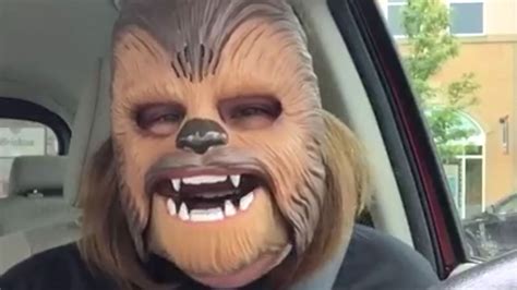 chewbacca mask wearing mom hits 50 million facebook views
