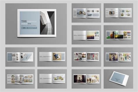 portfolio brochure template photographer porfolio template etsy