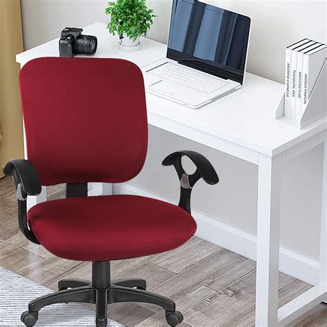 sayfut computer office chair cover split stretchable desk chair seat