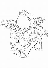 Pokemon Ivysaur Coloriage Coloriages Venusaur Pokémon Imprimer Template Génération sketch template