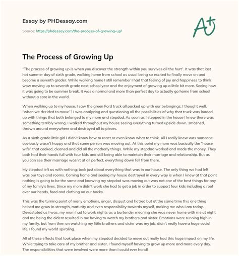 process  growing  phdessaycom