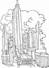 Rascacielos Altos Edificios sketch template