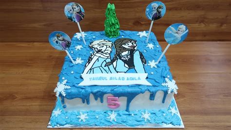 Cara Membuat Kue Ulang Tahun Frozen Untuk Anak Perempuan
