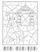 Dog sketch template