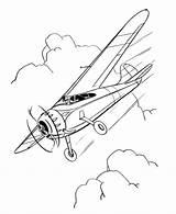 Coloring Pages Airplane Landing Airplanes Printable Sheets Planes Colouring Color Kids Trains sketch template