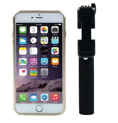 qs super mini mobile phone folding foldable fold selfie stick monopod  audio cable