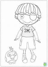 Lalaloopsy Coloring Pages Colouring Dinokids Printable Close sketch template