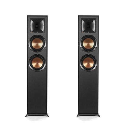 klipsch reference  fa floorstanding speaker black pair   fa