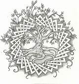 Celtic Tree Life Coloring Pages Patterns Tattoo Designs Adult Mandala Tattoos Drawing Wood Deviantart Irish Adults Knot Carving Celtyckie Symbols sketch template