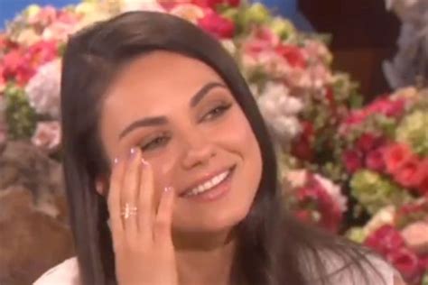 watch mila kunis reveal all about her sex life with husband ashton kutcher ok magazine