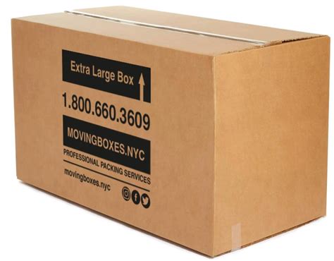extra large box 48 x 24 x 28 18 5 c f moving boxes nyc