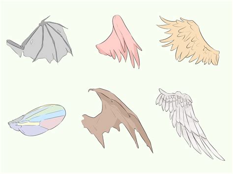 draw anime wings  steps  pictures wikihow