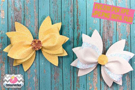 printable hair bow template hair bow template svg dxf