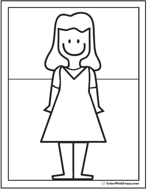 mom coloring page