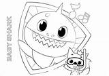 Shark Baby Coloring Pages Printable sketch template