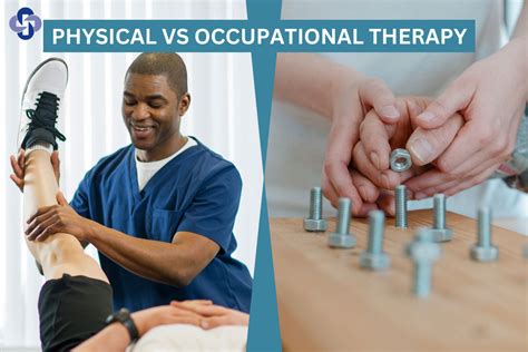 differences  physical therapy  occupational therapy st