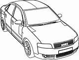 Audi Coloring Pages Car A4 R8 Cars Color Kids Printable Getcolorings Coloriage Wecoloringpage Imprimer Cool Choose Board Drawings sketch template
