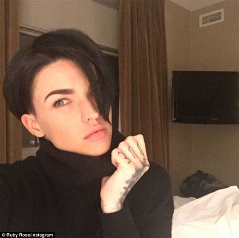 Ruby Rose Debuts New Hairstyle As She Prepares For Orange
