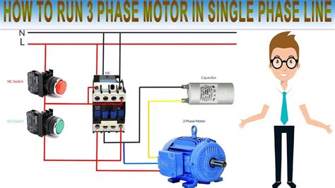 run  phase motor  single phase