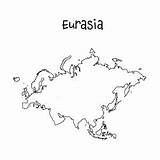 Printable Map Maps Eurasia Blank Timvandevall Printables Geography Continents Coloring Kids Tim sketch template