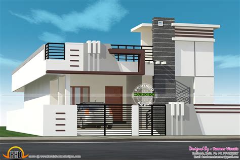 front elevation  home  tamilnadu type