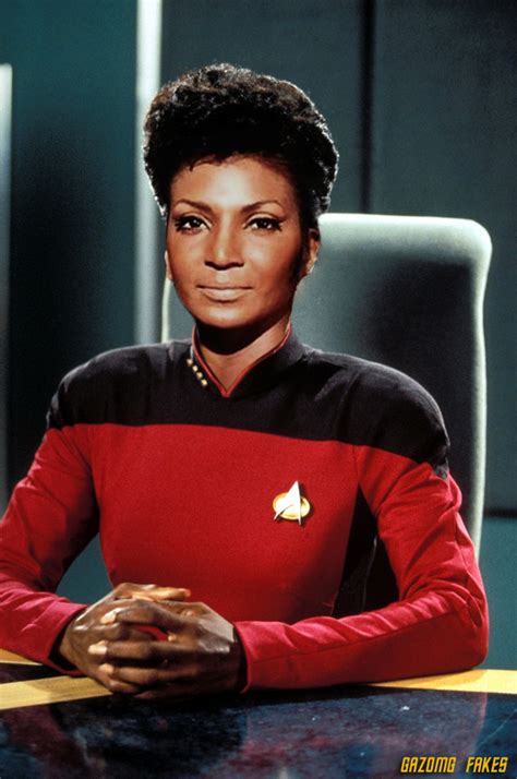 Captain Uhura Star Trek Nichelle Nichols By Gazomg On