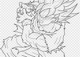 Goku Jiren Instinct sketch template