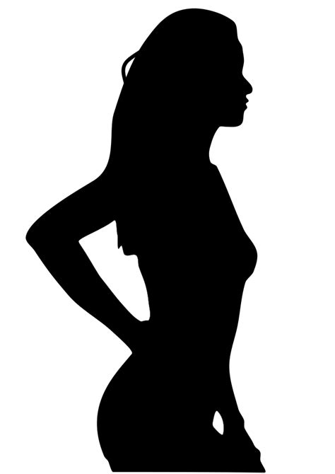 file silhouette of woman in bikini svg wikimedia commons
