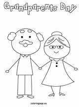 Coloring Grandma Pages Getcolorings Grandparents Printable sketch template