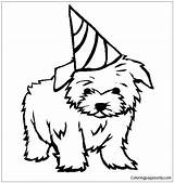 Coloring Dog Puppy Pages Halloween Birthday Cute Color Colouring Printable Part Kids Sheets Print Coloringpagesonly Choose Board Animal Super sketch template