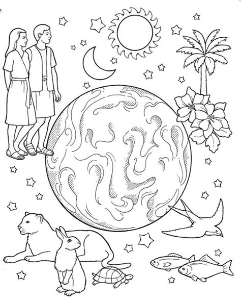 bible genesis  coloring pages sketch coloring page