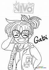 Gaby Gabi sketch template