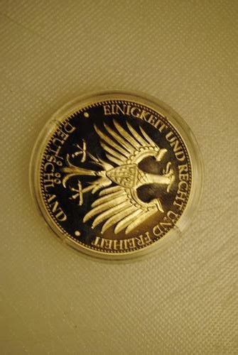 Europe Deutschland Einig Vaterland Original Proof Medal