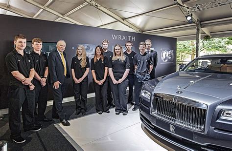 rolls royce welcomes business secretary  goodwood