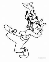 Goofy Mickey Cool2bkids Malvorlagen Printables sketch template