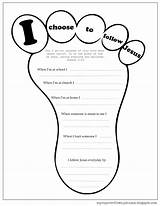 Jesus Follow Coloring Choose Worksheet Following School Children Church Cup Kids Bible Activities Sunday God Crafts Lessons Am Foot Good sketch template