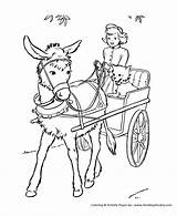 Donkey Coloring Cart Pages Clipart Farm Cute Animal Carts Animals Printable Drawing Horse Kids Colouring Color Honkingdonkey Henry John Sheets sketch template