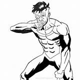 Invincible Omni Pages Xcolorings Kris sketch template