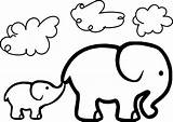 Elefant Elefante Elefanti Mewarnai Ausmalbild Clipartmag Ius Stampare Disegno sketch template