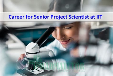 career  senior project scientist  iit mandi pharmatutor