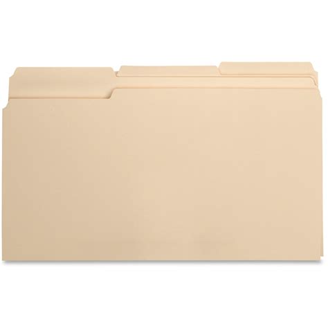 business source  tab cut legal recycled top tab file folder