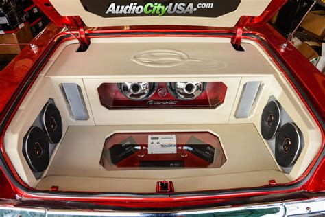 impala  audio build audiocityusa audiocontrol custom bandpass box blg