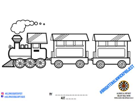 train template printed  posted brightenalnwickproject