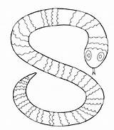 Snake Coloring Pages Viper Cartoon Printable Color Getdrawings Snakes Getcolorings Kids Colorings sketch template