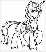 Coloring Pony Little Pages Shining Armor Cadence Princess Mlp Unicorn Printable Boy Clipart Queen Chrysalis Color Cadance Sparkle Sheets Cliparts sketch template