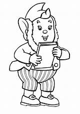 Noddy Coloring Pages Per sketch template