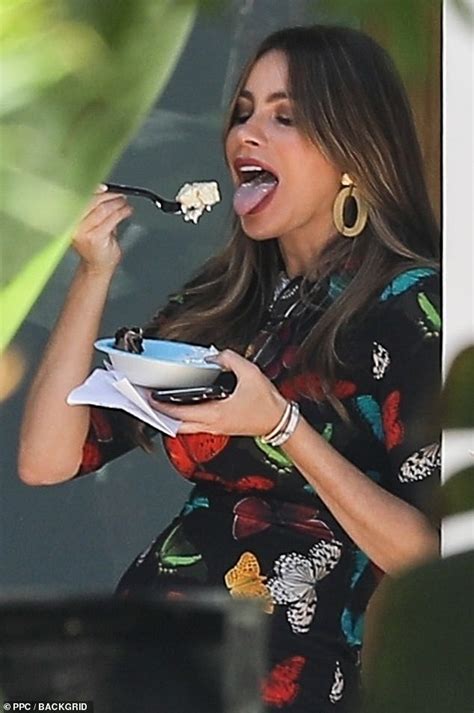 Sofia Vergara Ditches Her Diet To Dig Into A Slice Of Cake While In A