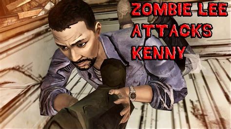 Walking Dead Zombie Lee Attacks Kenny [model Swap] Youtube